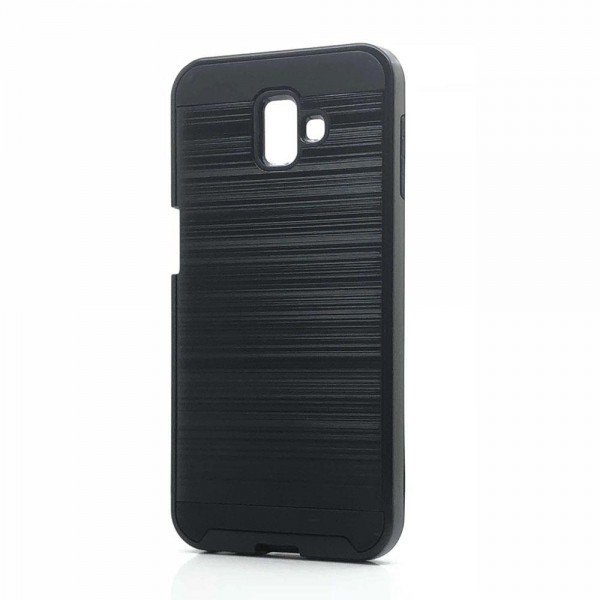 Wholesale Samsung Galaxy J6+ Plus J610 Armor Hybrid Case (Black)